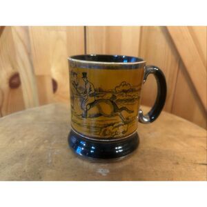 Vtg Arthur Wood England Mug Stein Ye Old Hunting Days 4” Tall (5898)